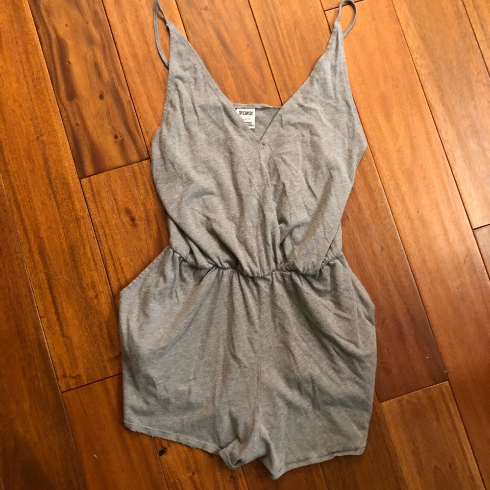 PINK women’s size large halter romper